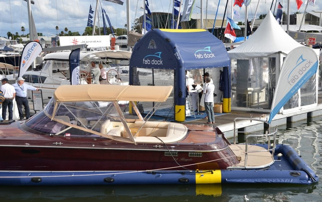 FAB Dock at boat show